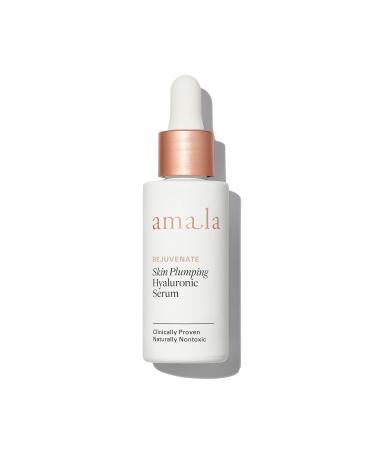 Amala Skin Plumping Hyaluronic Serum - Anti-Aging Daily Face Serum with Hyaluronic Acid - Visibly Hydrates and Plumps to smooth the signs of Fine Lines & Wrinkles (30ml) 1 Fl Oz (Pack of 1)