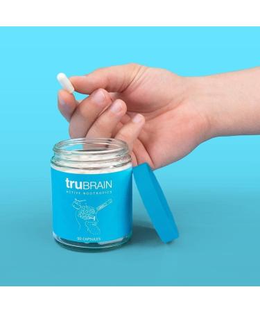 TruBrain Nootropic Capsules - Boost Focus, Energy, Clarity | Fast-Absorbing Brain Enhancing Capsules for Improved Memory and Productivity - Buy Online on GoSupps.com