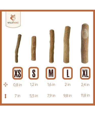 Wildfang Coffee Wood Dogs | Durable 100% Natural Chewing Root for Small Breeds (XXS) - Safe & Splinter-Free Chew Toy for Dogs & Puppies Up to 5 kg - Buy Online on GoSupps.com