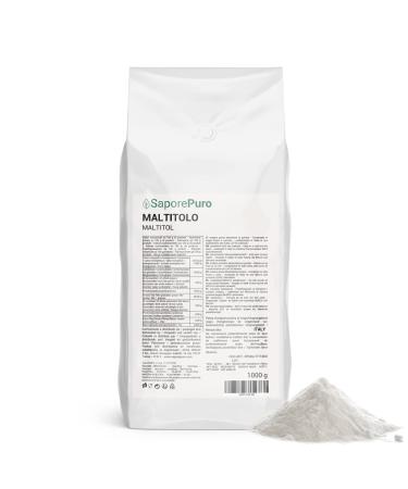 SaporePuro Maltitol - Maltitol powder - 1000 gr - Alternative sugar with low glycemic index