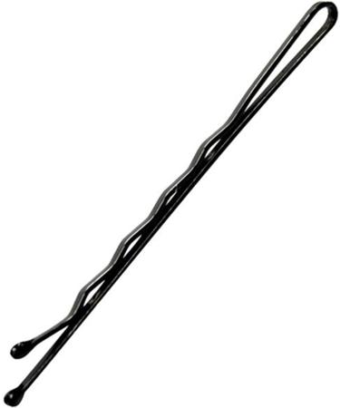 200 HAIRGRIPS TRIPLE WAVE BLACK hair grips clips SALON SLIDES BOBBY PINS - Buy Online on GoSupps.com