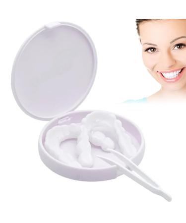 Presses fake teeth false teeth for plug in carnival veneers fake teeth at the top and bottom veneers fake teeth for men women bad tooth whitening alternative (color: 1 pair 1 pairs