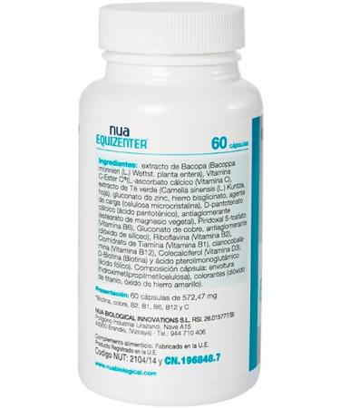 NUA EQUIZENTER 60cap is a capsule that simplifies daily nutrient intake It is taken regularly according to the indicated dosage The package contains 60 capsules Ideal for - Buy Online on GoSupps.com