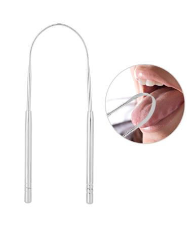 Buy Tongue Scraper | 304 Stainless Steel Tongue Cleaner for Fresh Breath | Portable Oral Care Tool for Adults & Kids - Buy Online on GoSupps.com