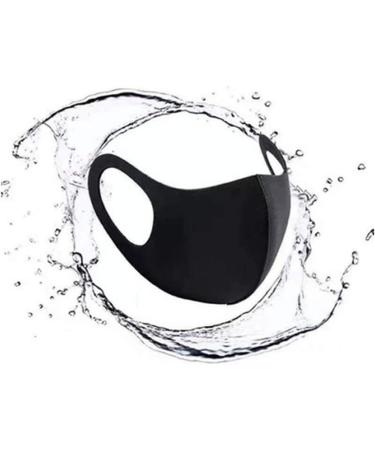 Pack of 3 Face Cover Unisex Black Washable Dust Cotton Mouth Cover Reusable Cotton Fabric Face Mask - Buy Online on GoSupps.com