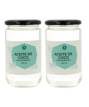 Planeta Huerto Pack of 2 Eco Planeta deodorized coconut oils for vegetable gardens 500 ml