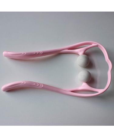 SUPVOX Neck Massager - Manual Self-Massage Trigger Points & Fascia Ball for Neck & Back Pain Relief (Pink) - Buy Online on GoSupps.com