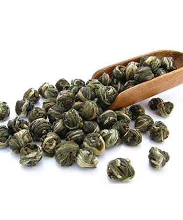 Tealyra - Imperial Jasmine Dragon Pearls - Loose Leaf Green Tea - Jasmine Green Tea with Pleasant Aroma and Tonic Effect - Best Chinese Green Tea - 200g (7-ounce) 200 g (Pack of 1)