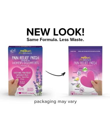 Painbloc24 Prowomen 6% Menthol Patch for Back Pain, Muscle Soreness, Cramps - Women's Natural Pain Relief, 10 Heart Patches - Buy Online on GoSupps.com