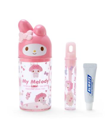 Sanrio My Melody Toothbrush & Cup Set Toothbrush Set My Melody 4.7 x 2.8 x 2.8 inches (12 x 7 x 5 cm) Character SANRIO 983845