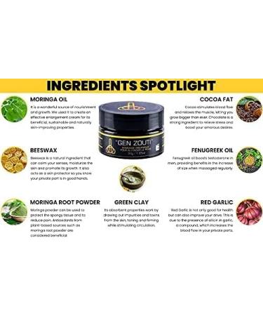 Gen Zouti | Higher Stronger Faster | Organic Cream for Natural Energy | All Natural | Easy to Use | Organic and Natural Ingredients | Enlargement and Enhancement - Buy Online on GoSupps.com