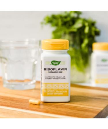 Nature's Way Vitamin B2 100mg Caps - Pack of 2 | Essential B2 Supplement - Buy Online on GoSupps.com