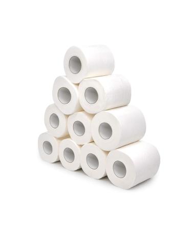 Glanzzeit Bamboo Toilet Paper Ultra Soft Hand Towels 4 Ply Toilet Tissue Comfort Care Bath Tissue 10 Rolls