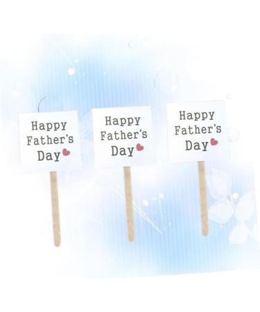 PRETYZOOM 25pcs Cupcakes Decor Cake Topper for Fathers Day Cake Picks Party Cake Picks Father's Day Cupcake Toppers Party Cake Topper Father's Day Cake Picks Top Hat Paper Cup - Buy Online on GoSupps.com