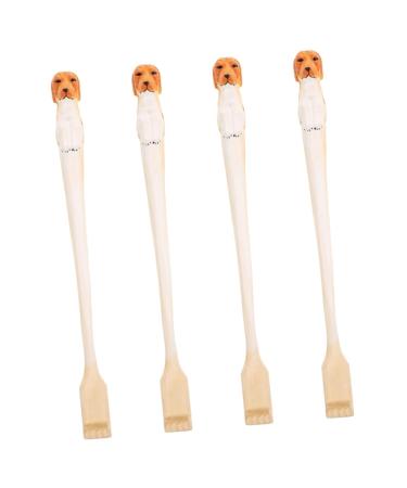 Frcolor 4 pieces of animal tickling scratch-tool Face Schaber Neckkassager back scratch for men back scratches in animal design.