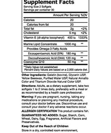 Mason Natural Heart Trio Co Q-10 Vitamin E and Fish Oil Softgels 60 Soft Gels (Pack of 3) - Buy Online on GoSupps.com