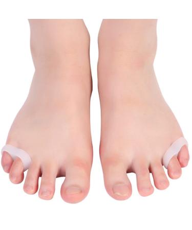 6 Silicone Toe Separators - Corrector & Protectors for Hallux Valgus Hammer Toe & Foot Pain Relief - Buy Online on GoSupps.com