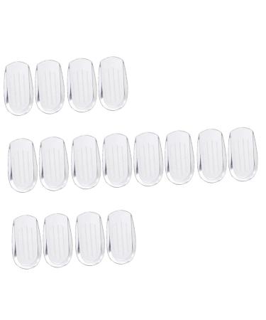 GLEAVI 8 Pairs Heel Pad Heel Pad Heel Cup Pads Heel Cushion Sneaker Heels Heel Support Pads Inserts Heel Pad Heel Grips Liner Plantar Insoles Men and Women Care Gel Floor Mat