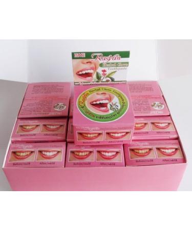ISME Rasyan Herbal Clove Toothpaste Tooth paste Anti Bacteria Bad Breath Decay Lots of 12 Boxes by ISME Rasyan