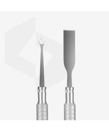 Cuticle Pusher & Pedicure Spatula | Staleks Pro SMART 80/1 - Premium Manicure Tools for Flawless Nails - Buy Online on GoSupps.com