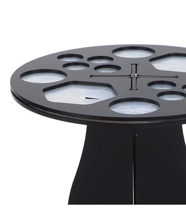 Buy Multifunctional Makeup Brush Holder & Drying Rack - 14 Holes Makeup Brush Stand (Black) - International Shipping Available - Buy Online on GoSupps.com