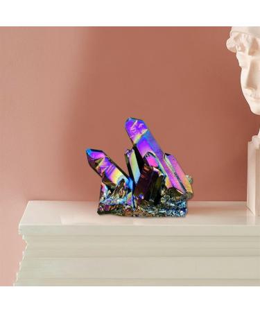 Home Decor Natural Quartz Rainbow Titanium Cluster Crystals Stone for Specimen Decor Gift Gifts Natural Crystal (Size : 50g) Crystal Cluster (Size : 15g) - Buy Online on GoSupps.com