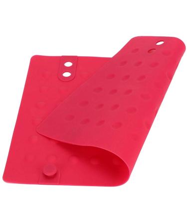 Curling Iron Pad Nonslip Mat Storage Straightener Pad Heatresistant Pouch Travel Hair Curler Nonslip Mat Hairdressing Tool Silicone Insulating Hair Straightener Cover