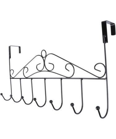 STOBAZA Ceiling Hook 2pcs Metal Clothes Rack Self Adhesive Wall Hooks Coat Hanger Rack Hook up Kitchen Door Cloth Hook - Buy Online on GoSupps.com