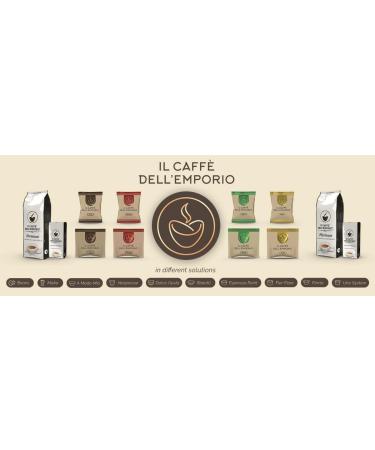  Il caffe' dell'emporio Le Caf de l'Emporio Capsules Caffe Compatible with Nespresso Blend Gold Gold Arabica (100) - Buy Online on GoSupps.com