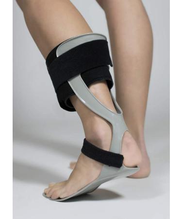 Foot heir ortheses - Afo Medicalab |100% made in Italy - foot drop orthesis |Adjustable ankle stabilization & foot cutting support |Helps with valgus foot nerve injuries leg muscle disorders L (43-45) right