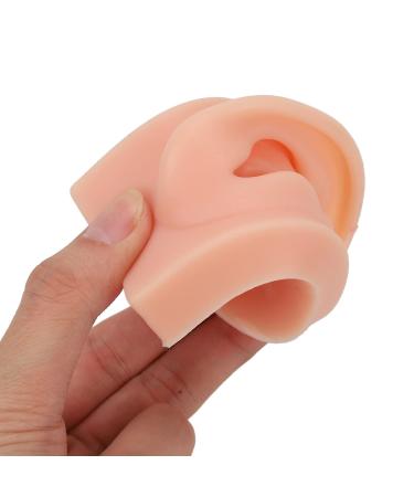Huleo Fake Ear Model - Reusable Human Ear for Earrings Display & Acupuncture Training - Buy Online on GoSupps.com