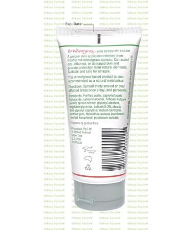 Dr Wheatgrass Skin Recovery Cream 85ml - Natural & Powerful Skin Repair for Aged/Damaged Skin - Shop Internationally - Buy Online on GoSupps.com