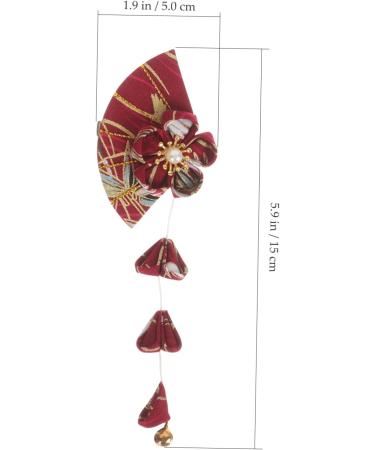 Amosfun 1 Pair Adhesive Clips Womens Hair Accessories Traditional Japanese Hair Tiaras for Girls Flower Hair Clips for Women Hair Barrettes for Women Bride Cherry Blossoms Cloth China - Buy Online on GoSupps.com