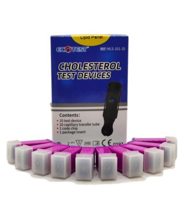 10 Ecotest Cholesterol Strips by ValueMed