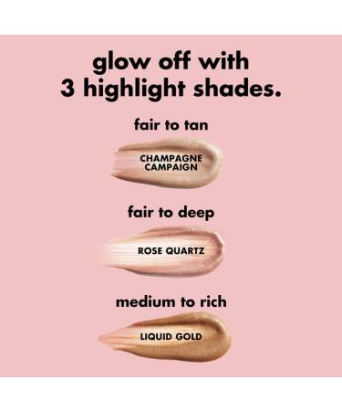 eleven.Halo Glow Liquid Highlighter Wall - Vegan Radiant Skin Champagne Campaign 10ml - International Shipping - Buy Online on GoSupps.com