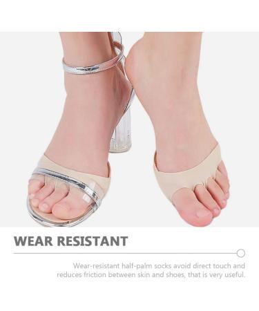 GLEAVI 4 Pairs Forefoot Pads & Cushions Invisible High Heel Socks | Breathable Gel & Cotton for Comfort - Buy Online on GoSupps.com