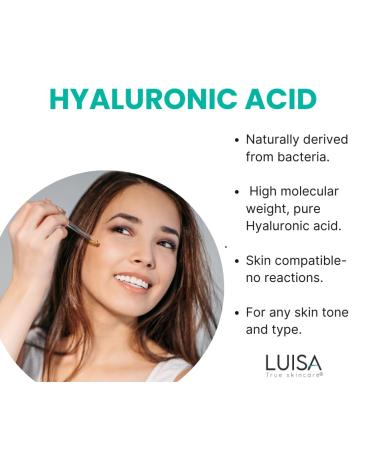 Buy Hyaluronic Acid Serum - Anti-Aging Hydrating Face Serum for Wrinkle Reduction - Buy Online on GoSupps.com