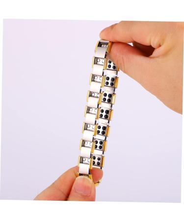 Buy 1pc Magnetic Bracelet for Carpal Tunnel Relief - Hematite Bangle & Stainless Steel Anklet Jewelry for Men - Buy Online on GoSupps.com