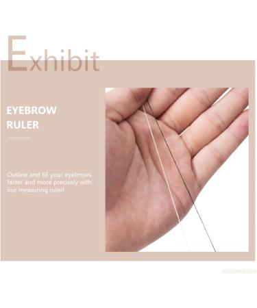 Angoily 2pcs Eyebrow Positioning Line Simple Eyebrow Mapping Ruler White Eyebrow Ruler Colorful Eyebrow Line - Buy Online on GoSupps.com