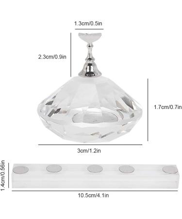 Proper Size Magnetic Nail Tips Holder Nail Art Display Stand High-Quality Materials for Home Beauty Salon Manicure Store Salon Shop(6#Set) - Buy Online on GoSupps.com