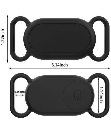 SmartTag2 Waterproof Case for Dog Collar - Galaxy Tracker GPS Black Bracket for Samsung - Buy Online on GoSupps.com