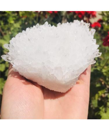 Natural Crystal Rough Crystal Natural Clear Quartz Crystal Cluster Minerals Great for Stone (Size : 300-400g) - Buy Online on GoSupps.com