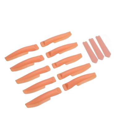 Sonew Silicone Lash Pads Rods Set Eyelash Perm Kit 5 Sizes for Curly Eyelashes with Soft Cover Strips Reusable Washable Eyelash Curler Pads