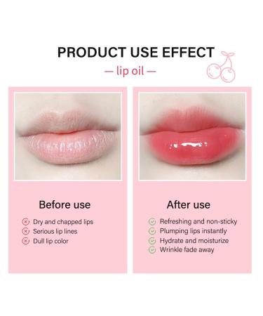NICEFACE Berry Lip Oil - Non-Sticky Moisturizing Plumping Gloss | Revitalize & Nourish Dry Lips | International Shipping - Buy Online on GoSupps.com