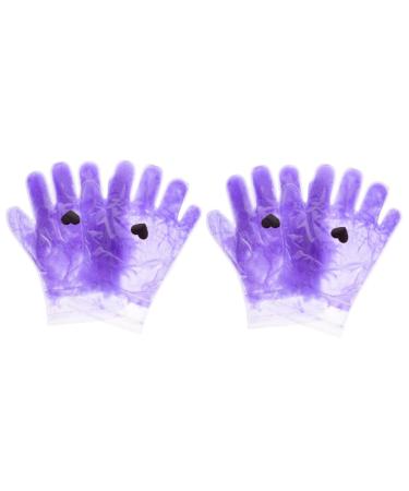FRCOLOR 2 Pairs Hand Wax Set Foot Wax Set Nail Art Gel Paraffin Bags Mitts Covers Foot Wrapping Cover Clear Gloves Sheer Gloves Wax Warming Cover Paraffin Wax Film Wax Bag Simple Piguet