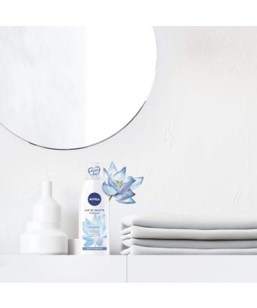 NIVEA Lait de Toilette Fra cheur (2x200ml) lait d maquillant yeux nettoyant visage l'extrait de lotus sacr soin visage femme pour peaux normales et mixtes - Buy Online on GoSupps.com