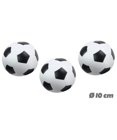LENA Soft Footballs Set - 3 Black & White Balls for Fun & Play | International Shipping Available - Buy Online on GoSupps.com