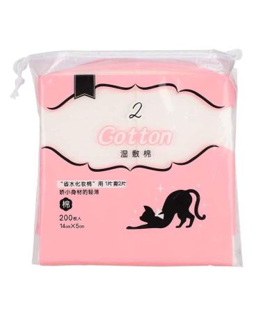 200 pieces make up cotton pad with double-sided skin-friendly compression cotton pad for cleaning skin make up