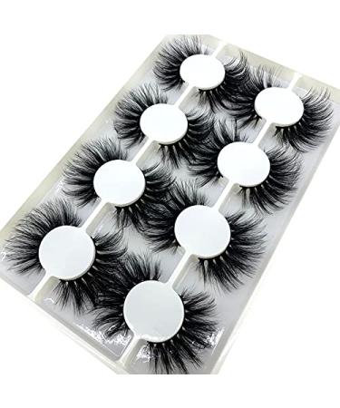 HBZGTLAD 2021 3D Mink False Eyelashes - 8 Pairs Long Natural Fake Lashes for Stunning Beauty | Eyelash Extension JM-4 - Buy Online on GoSupps.com