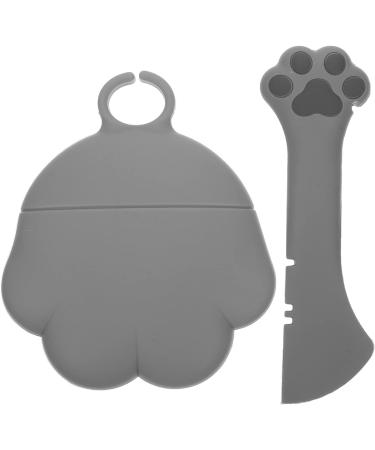 Balacoo 1 Set Pet Can Lid Dog Can Food Universal Lids Pet Can Covers Lids Cat Food Can Cover Canned Dog Soft Grey - Buy Online on GoSupps.com